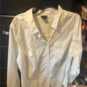 Torrid Men's Crisp White Button Down Shirt